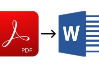 2 Cara Mengonversi PDF Ke Word Di Laptop Mudah Dan Gampang