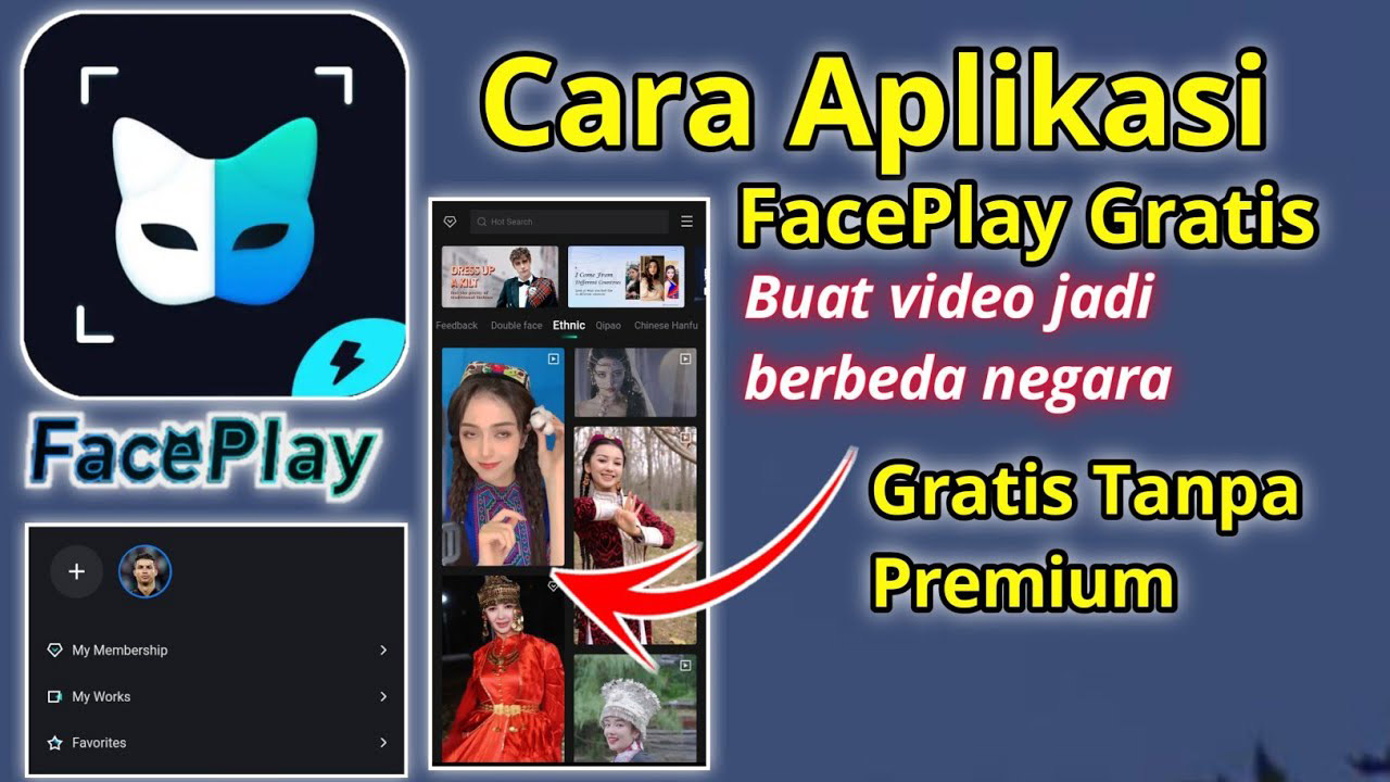 Cara Menggunakan Face Play Gratis Tanpa Berlangganan