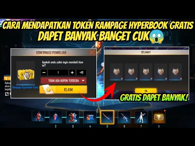 Cara Mendapatkan Token Rampage Hyperbook FF